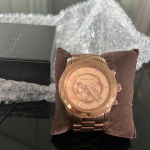 Michael Kors rose metal watch